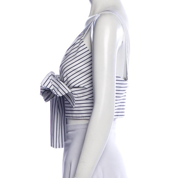Silvia Tcherassi Striped Tank Top Cropped - Picture 2 of 3